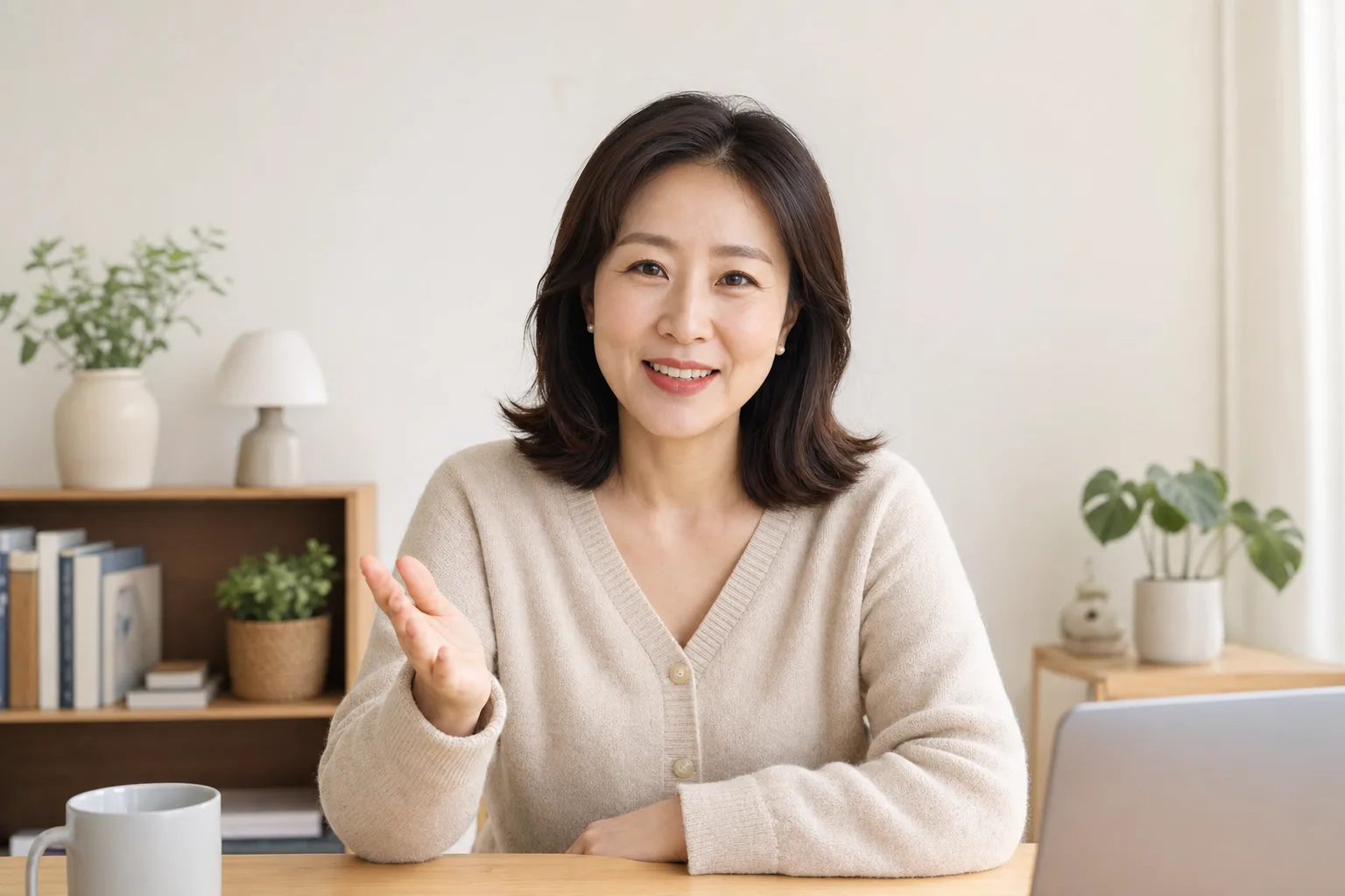 선생님 화면